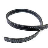 INAZUMA, Synthetic Leather Tape with White Stitch ,1cm width ( BT-0187 )