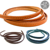 Joint, Embossing Tanned Real Leather Tape, 5mm width ( NKT-5B ), Price is per 0.1m, Minimum order is 0.3m
