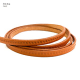 Joint, Embossing Tanned Real Leather Tape, 5mm width ( NKT-5B ), Price is per 0.1m, Minimum order is 0.3m