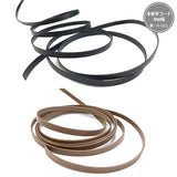 Real Leather Flat Cord, 4mm width, Price is per 0.1m, Minimum order is 0.3m