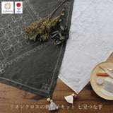 Linen Cloth Sashiko Kit (Shippo)