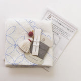 Linen Cloth Sashiko Kit (Shippo)