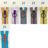 15cm Bicolor Zipper