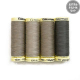 4 Colors Quilting Thread Set Recommended for Base in "Blue Dragonfly Quilt"