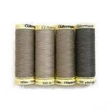 4 Colors Quilting Thread Set Recommended for Base in "Blue Dragonfly Quilt"