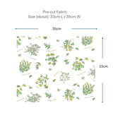 2026-04-A04, Pre-cut to 33cm X 35cm | Pre-cut Fabric, Mini Cut Fabric