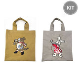 Simple Bag with Large Patch (with Japanese instruction)