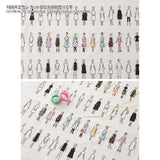Assorted Embroidery Thread Set for "100 Girls Style Book, Fashionable Dress-up"