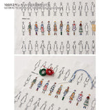 Assorted Embroidery Thread Set for "100 Girls Style Book, Fashionable Dress-up"