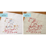 Printed Cloth for Enjoying Embroidery, Aki Takanashi, Let's go to the park