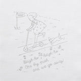 Printed Cloth for Enjoying Embroidery, Aki Takanashi, Let's go to the park