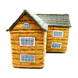 3D School (NO instruction) in "Sutekini (Fantastic) Handmade, November, 2023 issue" - Monthly Quilt, Let's Build A Town with Houses
