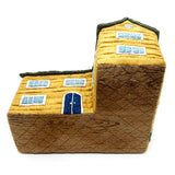 3D School (NO instruction) in "Sutekini (Fantastic) Handmade, November, 2023 issue" - Monthly Quilt, Let's Build A Town with Houses