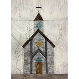 Church (without instruction and pattern) in "Sutekini (Fantastic) Handmade, January 2024 issue" - Monthly Quilt, Let's Build A Town with Houses