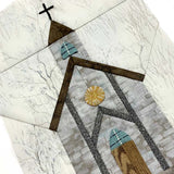 Church (without instruction and pattern) in "Sutekini (Fantastic) Handmade, January 2024 issue" - Monthly Quilt, Let's Build A Town with Houses