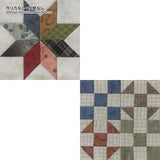 Fabric Set for 20 pattern blocks in 20 Sampler Quilt Tapestry (without instruction and pattern) in "Your First Patchwork, Yoko Saito's Traditional Patterns"