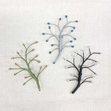 Beaded Brooch 3 Set (A, B, C) ( Without instructions ) in Sutekini (Fantastic) Handmade, August 2025 Issue