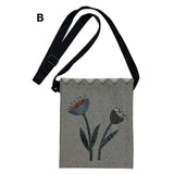 Flower Applique Sacoche (without instructions) In "Sutekini (Fantastic) Handmade March 2026 issue"