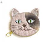 Cat Face Pouch Set, A and B (NO instruction) in "Sutekini (Fantastic) Handmade, September 2026 issue"