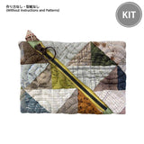 Triangle Mosaic Pouch (No Instructions)  in "1 patch, 2 patch, 3 patch, Quilt with Three Patches"