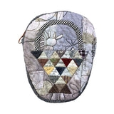 Triangle Basket Pouch (without Instruction) in "1 patch, 2 patch, 3 patch, Quilt with Three Patches"