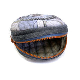 Triangle Basket Pouch (without Instruction) in "1 patch, 2 patch, 3 patch, Quilt with Three Patches"