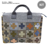 Cross Pattern Bag (No instructions) in "[Revised version] Yoko Saito and Quilt Party, Our Quilt, Enjoy Sewing with Fabrics"