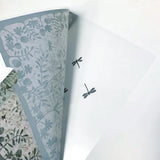 Quilt Party's Original File A4, Blue Dragonfly