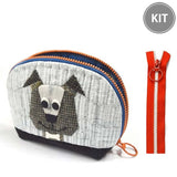 Pouch with Lovely Dog Mocha