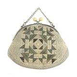 Flower Star Pouch with Metal clasp with Round Jump Rings