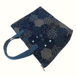 Big Hexagon Pouch with English Paper Piecing (Japanese Print Fabric)