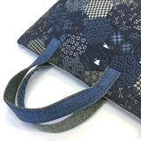 Big Hexagon Pouch with English Paper Piecing (Japanese Print Fabric)