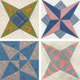 Star Sampler Quilt 2 (with English instruction)