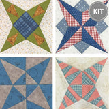 Star Sampler Quilt 2 (with English instruction)