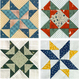 Star Sampler Quilt 4 (WITH English instruction)