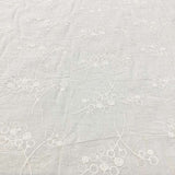 [ 20%OFF / SALE / Made in KANAZAWA ] web20241031-05, Embroidery Lace Fabric, Tree Nut Motif, Price per 0.1m, Minimum order is 0.3m~ | Fabric