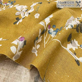 web2507-A13, Mustard, 55% Linen, Price per 0.1m, Minimum order is 0.3m~ | Fabric