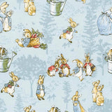 web20260312-01, USA Print Fabric, Tale of Peter Rabbit, Riley Blake, Price per 0.1m, Minimum order is 0.3m~ | Fabric, Sold by cutting to desired length