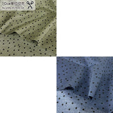 web20260321-01, 80s Royal Lawn 10cm Green, Price per 0.1m, Minimum order is 0.3m~ | Fabric, Sold by cutting to desired length