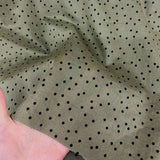 web20260321-01, 80s Royal Lawn 10cm Green, Price per 0.1m, Minimum order is 0.3m~ | Fabric, Sold by cutting to desired length