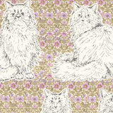 web20260409-01, Cat's Playground, Price per 0.1m, Minimum order is 0.3m~ | Fabric, Sold by cutting to desired length