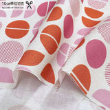 web2604-A06, Pink, USA Print Fabric,  Price per 0.1m, Minimum order is 0.3m~ | Fabric, Sold by cutting to desired length