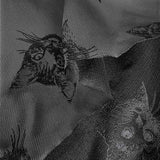 web20260709-01, Polyester Jacquard Weave, Cat,  Price per 0.1m, Minimum order is 0.3m~ | Fabric, Sold by cutting to desired length