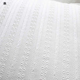web20260725-01, Leno-weave Dobby Lace (Off-White, Stripe), Price per 0.1m, Minimum order is 0.3m~ | Fabric, Sold by cutting to desired length