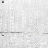 web20260725-01, Leno-weave Dobby Lace (Off-White, Stripe), Price per 0.1m, Minimum order is 0.3m~ | Fabric, Sold by cutting to desired length