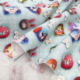 web20260821-03 [AOHIGE] Inkjet Print, Price per 0.1m, Minimum order is 0.3m~ | Fabric, Sold by cutting to desired length