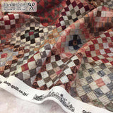 Quilt Party original "Checkerboard Square Vol. 3" (WITH Free Japanese instruction ) , Price per 0.1m, Minimum order is 0.3m~ | Fabric, Sold by cutting to desired length