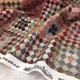 Quilt Party original "Checkerboard Square Vol. 3" (WITH Free Japanese instruction ) , Price per 0.1m, Minimum order is 0.3m~ | Fabric, Sold by cutting to desired length