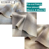 Web20260115-01, Plaid Pre-dyed Woven Fabric, Pre-cut to 25cmX 35cm | Fabric, Mini Cut Fabric