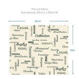 web2601-A08, Ice Green, Pre-cut to 33cm X 35cm | Pre-cut Fabric, Mini Cut Fabric